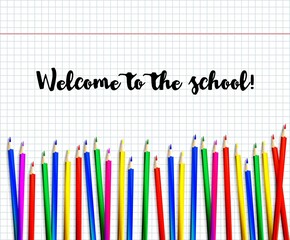 Back to school blackboard.