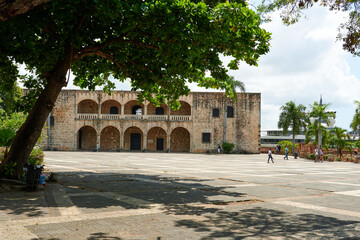 View of Alcazar de Col&oacute;n in Santo Domingo
