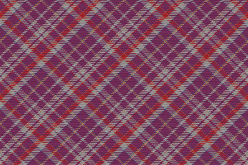 Seamless pattern of scottish tartan plaid. Repeatable background with check fabric texture. Vector backdrop striped textile print.