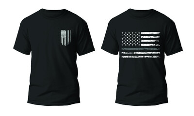 Thin Grey Line T Shirt Design