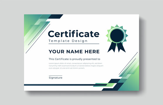 Modern certificate appreciation, certificate achievement template, award, achievement, certificate of recognition, excellence, certificate border, completion template certificate design template
