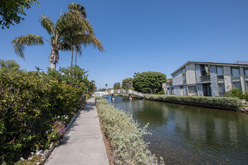 Obraz premium Venice Canals / Venice Beach / Kalifornien