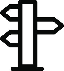 Icon illustration of Road sign information 