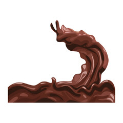 sweet liquid chocolate