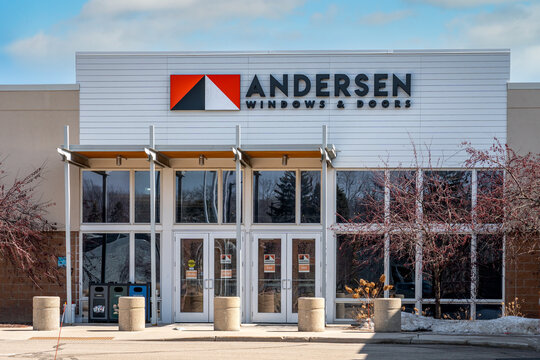 Andersen Windows Corpirate Headquarters Exterior and Trademark Logo