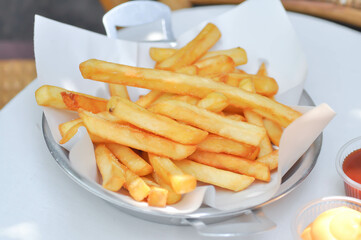 French fries or fried potato , fries