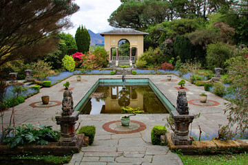 fountain in the garden