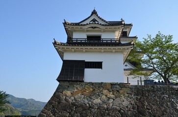 Fototapeta premium 大洲城 高欄櫓