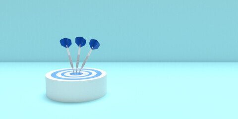 dartboard arrow game symbol business strategy vision creative idea goal point focus winner successful aim economy financial marketing investment performance leadership motivation technology.3d render