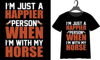 Horses t-shirt design for you
