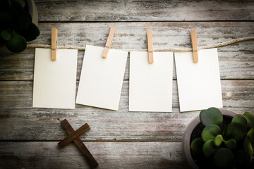 Christin Cross and Copyspace for a Message Background