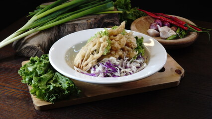Deep Fried Enoki Mushroom