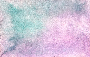 Grunge pink, purple gradient watercolor texture background for design. Watercolor painted backdrop, high resolution seamless backdrop. There is blank place for text, textures design art work 