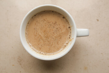 cup of coffee with milk