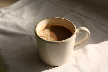 cup of coffee with chocolate
