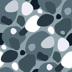 Vector seamless pattern with abstract spots