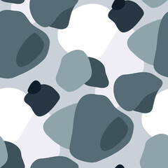 Fototapeta premium Vector seamless pattern with abstract spots