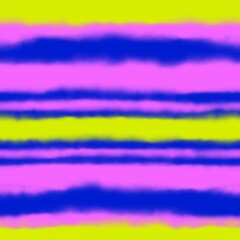 Watercolor pink, blue and yellow stripes