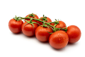 Fresh ​​tomatos isolated on light background