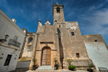 Divino Salvador Parish in Vejer de la Frontera, Province of Cadiz, Spain