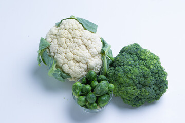 Broccoli, Brussels, Cauli Flowe