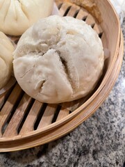 dumplings on a plate