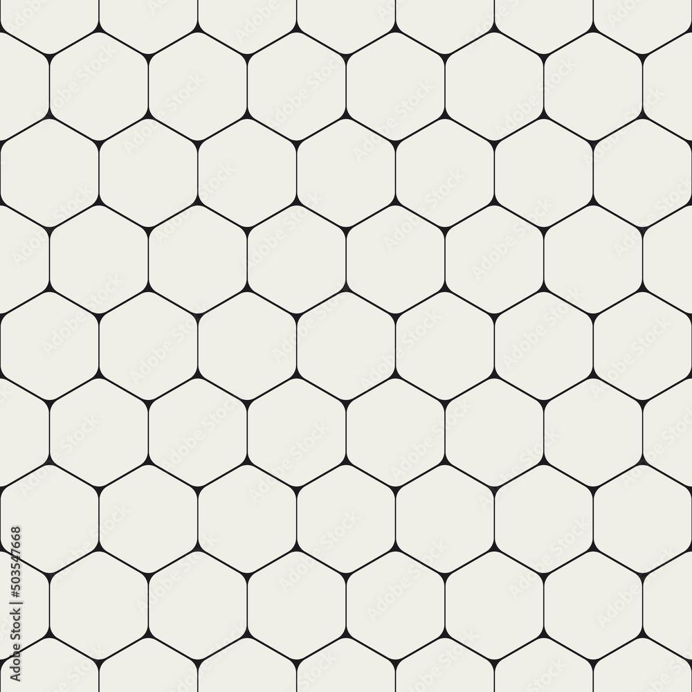 Poster geometric seamless pattern. repeated hexagon line background. modern triangle gray texture. repeatin