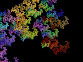 Imaginatory fractal abstract background Image