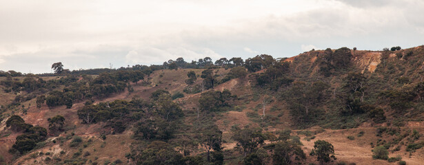 sunset over the mountains
