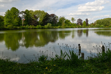 Beautiful view of Enghien park