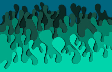 Underwater sea vector background