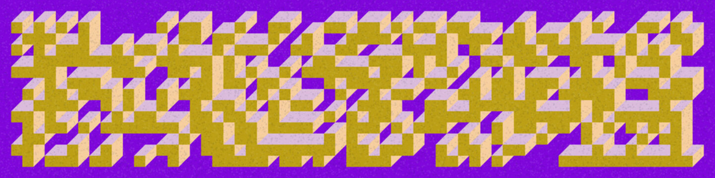 Implementation of Edward Zajec&rsquo;s &ldquo;Il Cubo&rdquo; from 1971. Essentially a Truchet tile set of 8 tiles and rules for placement art illustration