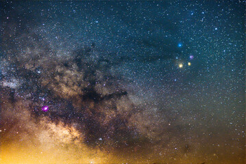 Centro galáctico de la Vía Láctea. © José R. Marqués