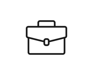 Case line icon on white background