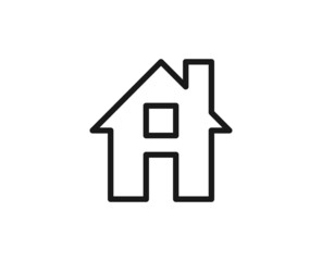 Constraction line icon on white background