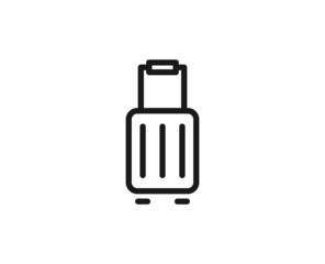 Constraction line icon on white background