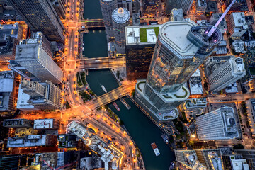 Obraz premium Night on the River