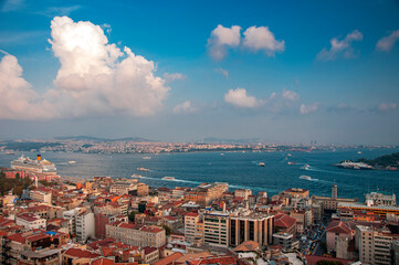 Istanbul view from Galata tower