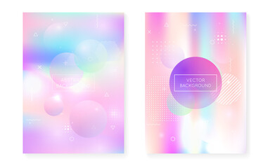 Modern Presentation. Dynamic Dots. Geometric Shape. Soft Screen. Tech Iridescent Magazine. Minimalist Fluid. Simple Flyer. Blue Round Background. Purple Modern Presentation