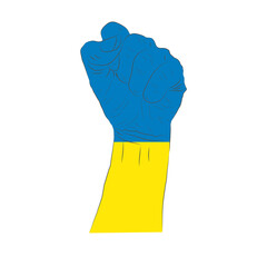 Help Ukraine Anti War Creative Concept with Plenty Hands of Various People Symbolizing Human Community Help