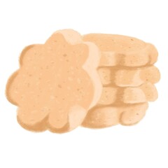 cookies isolated on white background