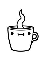 Kaffeetasse Süßes Gesicht