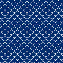 Fish scale seamless pattern © Holo Art