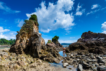 Os Castelos are rock formations located in the town of Viveiro, Lugo, Galicia, Spain.
