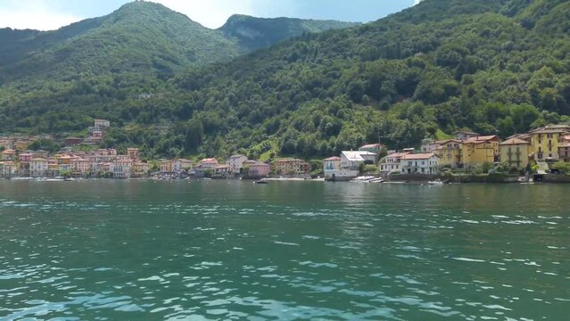 Sailing on Lake Como near Lenno