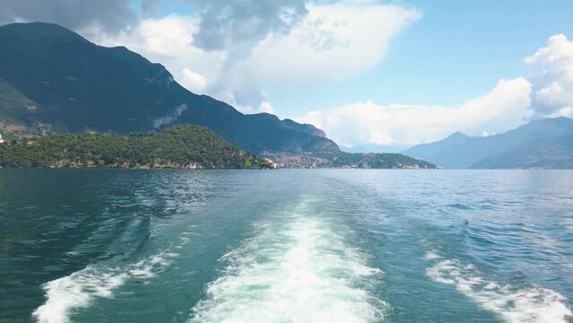Sailing on Lake Como
