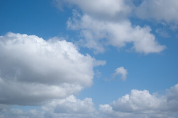 Fototapeta na wymiar bright sky with clouds