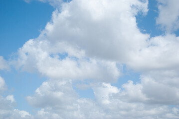 summer sky with clouds