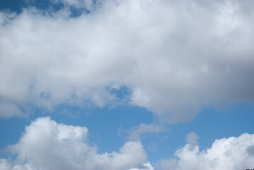 summer clouds in the sky