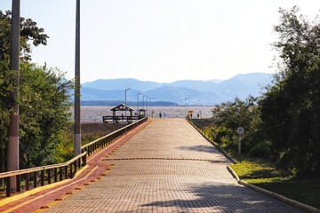 Photograph recorded at the Nautical Park - Lagoa dos Quadros in Capão da Canoa in Rio Grande do...